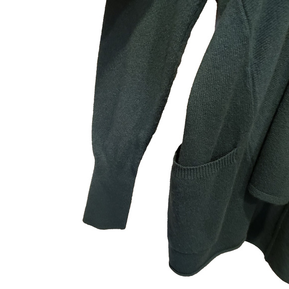 Autumn Cashmere Womens Cashmere Green Long Sleeve Open Sweater Cardigan S - Picture 2 of 7